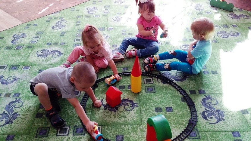 Игровое занятие «Поезд и железная дорога»