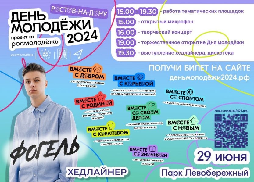 Read more about the article ДЕНЬ МОЛОДЕЖИ РОССИИ В 2024 ГОДУ!!!